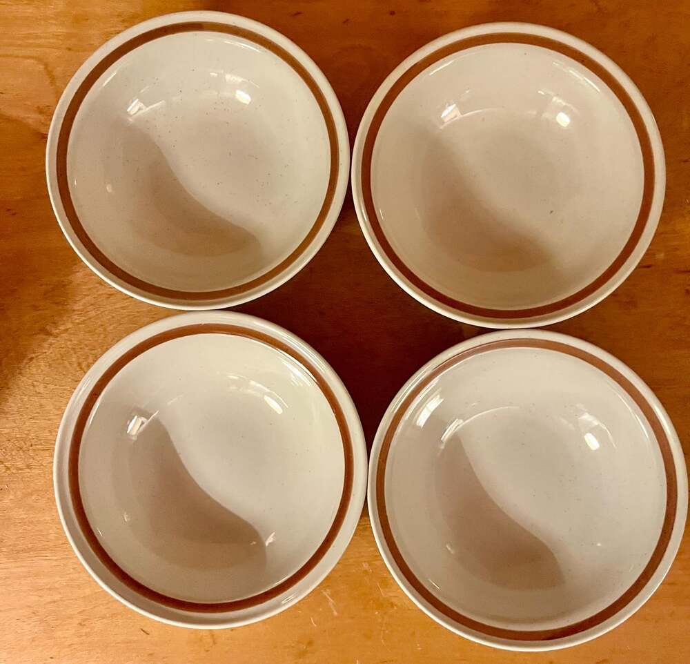 Vintage Bonsai Collection Stoneware Riverchase - 4 6" soup bowls